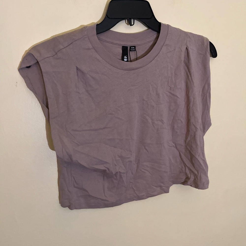 G Edition Casual Mauve Women's Crop Top Size Medium NWT